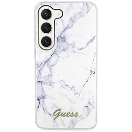 Guess GUHCS23SPCUMAH S23 S911 white/white hardcase Marble | Techbox