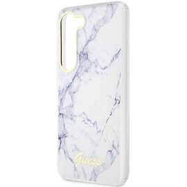 Guess GUHCS23SPCUMAH S23 S911 white/white hardcase Marble | Techbox