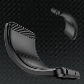 Carbon Case case for Honor Play 40 Plus / Honor X7a flexible silicone carbon cover black | Techbox