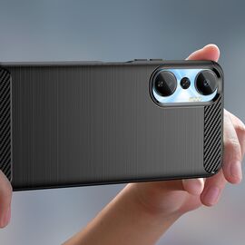 Carbon Case case for Infinix Hot 20 flexible silicone carbon cover black - Uncategorized Cases (2) - Cases - Techbox
