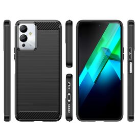 Carbon Case case for Infinix Note 12i flexible silicone carbon cover black - Uncategorized Cases (2) - Cases - Techbox