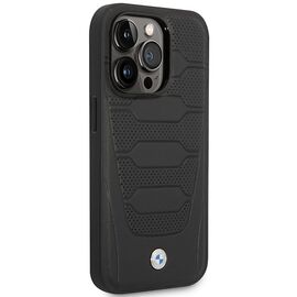 Case BMW BMHMP14L22RPSK iPhone 14 Pro 6.1" black/black Leather Seats Pattern MagSafe - Apple Cases - Cases - Techbox