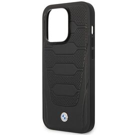 Case BMW BMHMP14L22RPSK iPhone 14 Pro 6.1" black/black Leather Seats Pattern MagSafe - Apple Cases - Cases - Techbox