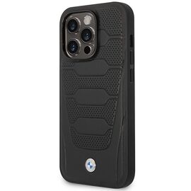 Case BMW BMHMP14X22RPSK iPhone 14 Pro Max 6.7" black/black Leather Seats Pattern MagSafe - Apple Cases - Cases - Techbox