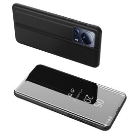 Clear View Case cover for Xiaomi 13 Lite cover with a flap black | Techbox