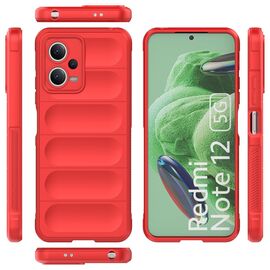 Magic Shield Case for Xiaomi Redmi Note 12 5G / Poco X5 5G Flexible Armor Cover Red | Techbox