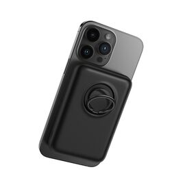 Wireless powerbank 10000mAh Joyroom JR-W050 20W MagSafe with ring and stand - black - Travel Chargers - Smartphone Chargers - Techbox