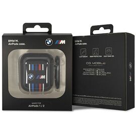BMW BMA222SWTK AirPods 1/2 cover black/black Multiple Colored Lines - Smartphone Accessories - Cables & Accessories - Techbox