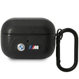 BMW BMAP22PVTK AirPods Pro cover black/black Leather Curved Line - Smartphone Accessories - Cables & Accessories - Techbox