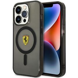 Ferrari FEHMP14LUKK iPhone 14 Pro 6.1" black/black hardcase Translucent Magsafe - Apple Cases - Cases - Techbox