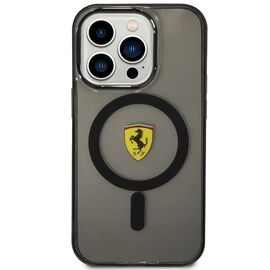 Ferrari FEHMP14LUKK iPhone 14 Pro 6.1" black/black hardcase Translucent Magsafe - Apple Cases - Cases - Techbox