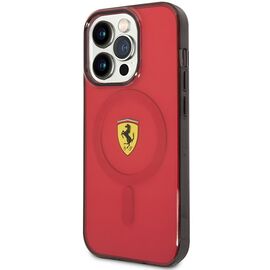 Ferrari FEHMP14LUKR iPhone 14 Pro 6.1" red/red hardcase Translucent Magsafe - Apple Cases - Cases - Techbox