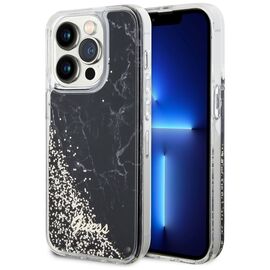 Guess GUHCP14LLCSGSGK iPhone 14 Pro 6.1" black/black hardcase Liquid Glitter Marble | Techbox
