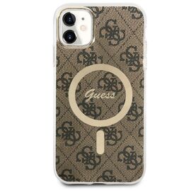 Guess GUHMN61H4STW iPhone 11 6.1" brown/brown hardcase 4G MagSafe - Uncategorized Cases (2) - Cases - Techbox