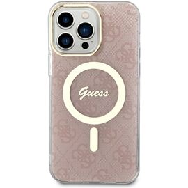 Guess GUHMP14XH4STP iPhone 14 Pro Max 6.7" pink/pink hardcase 4G MagSafe - Apple Cases - Cases - Techbox