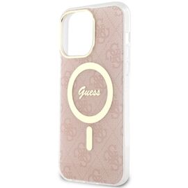 Guess GUHMP14XH4STP iPhone 14 Pro Max 6.7" pink/pink hardcase 4G MagSafe - Apple Cases - Cases - Techbox