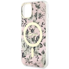 Guess Flower MagSafe case for iPhone 14 - pink - Uncategorized Cases (2) - Cases - Techbox