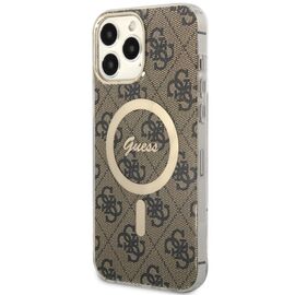 Guess GUHMP13XH4STW iPhone 13 Pro Max 6.7" brown/brown hardcase 4G MagSafe - Apple Cases - Cases - Techbox
