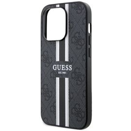 Guess GUHMP14LP4RPSK iPhone 14 Pro 6.1" black/black hardcase 4G Printed Stripes MagSafe | Techbox