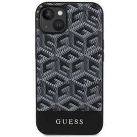 Guess GUHMP14MHGCFSEK iPhone 14 Plus 6.7" black/black hardcase GCube Stripes MagSafe | Techbox