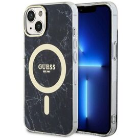 Guess GUHMP14SPCUMAK iPhone 14 6.1" black/black hardcase Marble MagSafe - Apple Cases - Cases - Techbox