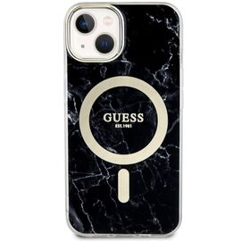 Guess GUHMP14SPCUMAK iPhone 14 6.1" black/black hardcase Marble MagSafe - Apple Cases - Cases - Techbox