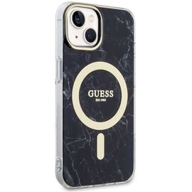 Guess GUHMP14SPCUMAK iPhone 14 6.1" black/black hardcase Marble MagSafe - Apple Cases - Cases - Techbox