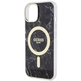 Guess GUHMP14SPCUMAK iPhone 14 6.1" black/black hardcase Marble MagSafe - Apple Cases - Cases - Techbox