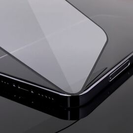 2pcs Full Screen Tempered Glass with Frame Case Friendly Wozinsky Full Glue iPhone 15 Plus - Black | Techbox
