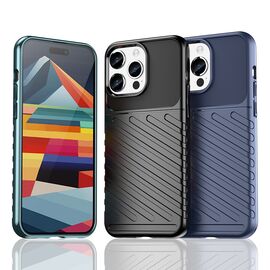 Armored iPhone 15 Pro Max Thunder Case - blue | Techbox