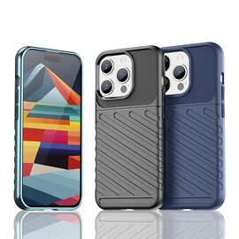 Armored iPhone 15 Pro Thunder Case - blue - Apple Cases - Cases - Techbox