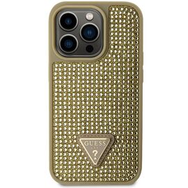 Guess GUHCP14LHDGTPD iPhone 14 Pro 6.1" gold/gold hardcase Rhinestone Triangle - Apple Cases - Cases - Techbox