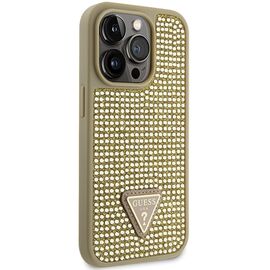 Guess GUHCP14LHDGTPD iPhone 14 Pro 6.1" gold/gold hardcase Rhinestone Triangle - Apple Cases - Cases - Techbox
