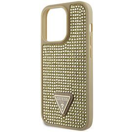 Guess GUHCP14LHDGTPD iPhone 14 Pro 6.1" gold/gold hardcase Rhinestone Triangle - Apple Cases - Cases - Techbox