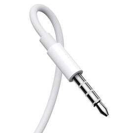 Joyroom JR-EW01 in-ear wired mini jack headphones with remote control - white | Techbox