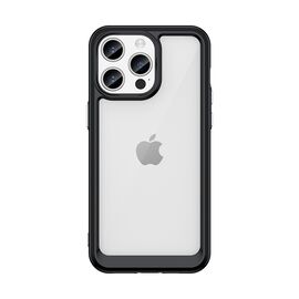 iPhone 15 Pro Max Outer Space Reinforced Case with Flexible Frame - Black | Techbox