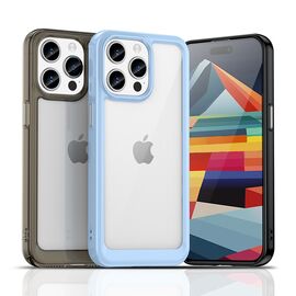 iPhone 15 Pro Max Outer Space Reinforced Case with Flexible Frame - Black | Techbox