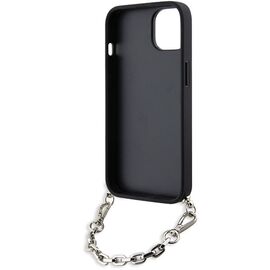 Karl Lagerfeld KLHCP14SSACKLHPK iPhone 14 6.1" black/black hardcase Saffiano Monogram Chain - Apple Cases - Cases - Techbox