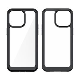 Reinforced case with flexible frame for iPhone 15 Pro Outer Space - blue | Techbox