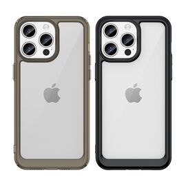 Reinforced case with flexible frame for iPhone 15 Pro Outer Space - blue | Techbox