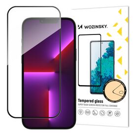 Wozinsky Full Glue iPhone 15 Plus Case Friendly Full Glue Tempered Glass with Frame - Black | Techbox
