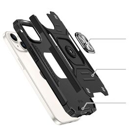 Wozinsky Ring Armor iPhone 15 Plus iPhone 15 Plus Ring Armor Case - Blue - Apple Cases - Cases - Techbox