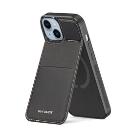 3 in 1 Case for iPhone 14 Plus with MagSafe Wallet RFID Blocking Stand Dux Ducis Rafi Mag - Black - Apple Cases - Cases - Techbox