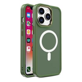 Armored magnetic iPhone 14 Plus MagSafe Color Matte Case - green - Apple Cases - Cases - Techbox