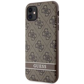 Guess GUHCN61P4SNW iPhone 11 / Xr brown/brown hardcase 4G Stripe - Uncategorized Cases (2) - Cases - Techbox