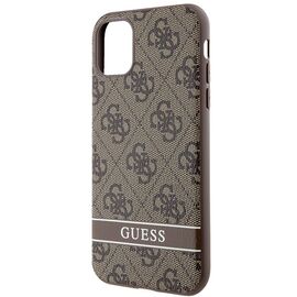 Guess GUHCN61P4SNW iPhone 11 / Xr brown/brown hardcase 4G Stripe - Uncategorized Cases (2) - Cases - Techbox