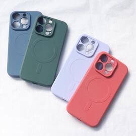 MagSafe compatible silicone case for iPhone 15 Plus Silicone Case - navy blue | Techbox