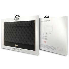 Guess Sleeve GUCS14PS4SGK 14" black/black 4G Stripe Metal Logo - Smartphone Accessories - Cables & Accessories - Techbox