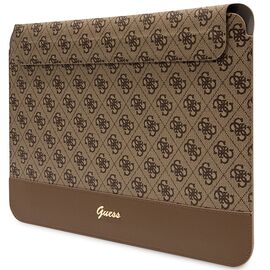 Guess Sleeve GUCS14PS4SGW 14" brown/brown 4G Stripe Metal Logo - Smartphone Accessories - Cables & Accessories - Techbox