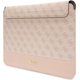 Guess Sleeve GUCS14PS4SGP 14" pink/pink 4G Stripe Metal Logo - Smartphone Accessories - Cables & Accessories - Techbox